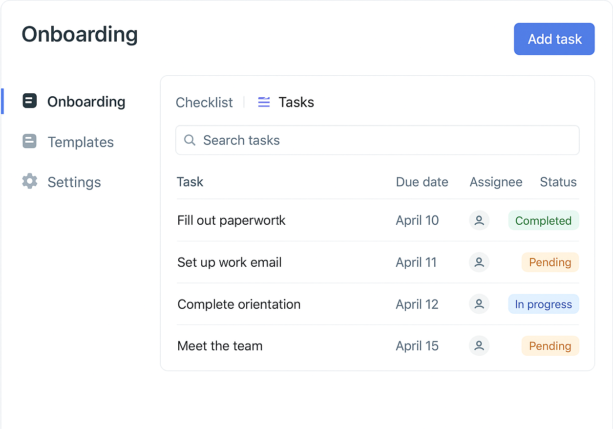 HirFlow Dashboard Preview